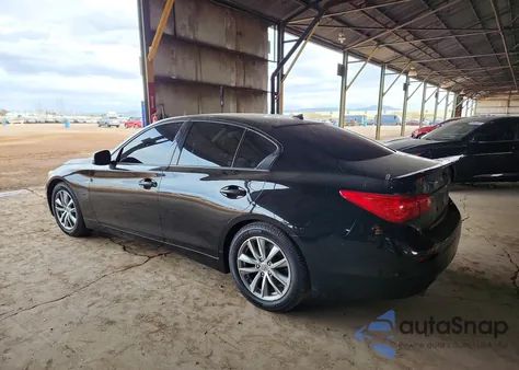 2014 Infiniti Q50 Base z USA, uszkodzony, nr VIN JN1BV7AP2EM680873